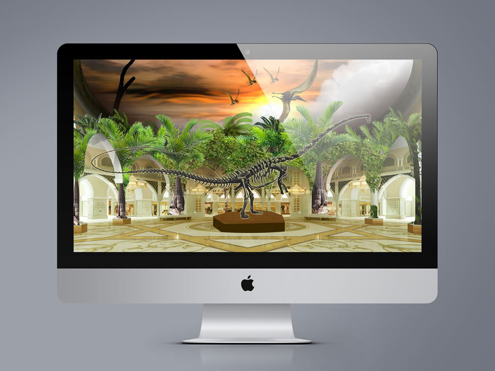 Best user experience ideas for Dubai Mall Dinosaur